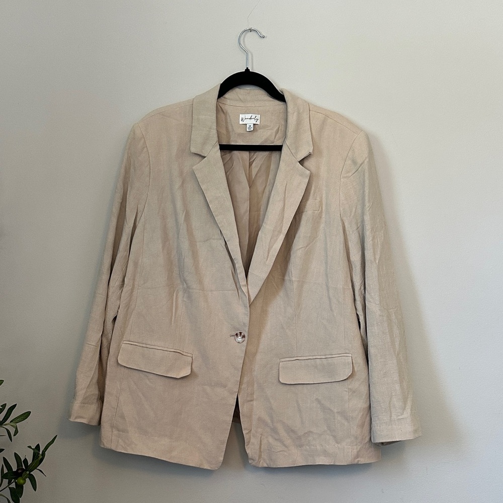 Wonderly Beige Blazer